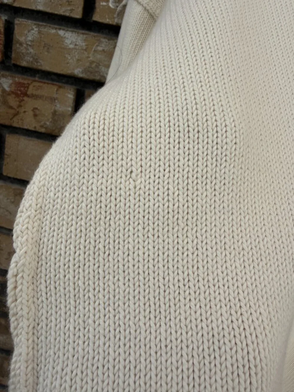 ☀️ We The Free Free People Ella Roll Neck Sweater Gardenia Cream Small NWOT